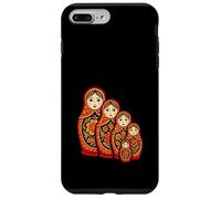 Matrioska - Set impilabile in legno per bambole russe Custodia per iPhone 7 Plus/8 Plus