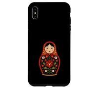 Matrioska - Set impilabile in legno per bambole russe Custodia per iPhone XS Max