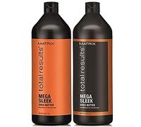 MATRIX Kit Total Results Mega Sleek Shampoo 1000ml + Balsamo 1000ml