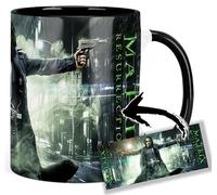 Matrix Resurrections Keanu Reeves Tazza Interna e Maniglia Nera Ceramica Mug
