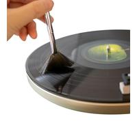 Matrix - Spazzola per la pulizia generale antistatica a doppia azione, conduttiva per capelli in vinile per audio, giradischi, LP, CD e stilo