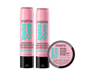 MATRIX T.R Kit Insta Cure Build A Bond Sh 300ml + Cond 300ml + Leave In Balm 75