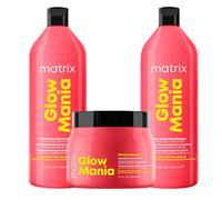 MATRIX TOTAL RESULTS Kit Glow Mania Shampoo 1000ml + Mask 500ml + Conditioner 1