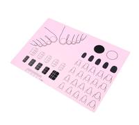 Matro Di Addestramento Per Unghie - Chiodoo Portatile Protezione Per Manicure | Table Pad Di Unghie Adatte A Ditoo | Strumenti Manicure Per Unghie | Tappetino Per Le Nail Artt | Guida Adesiva Per Ung