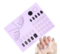 Matro Di Addestramento Per Unghie - Chiodoo Portatile Protezione Per Manicure | Table Pad Di Unghie Adatte A Ditoo | Strumenti Manicure Per Unghie | Tappetino Per Le Nail Artt | Guida Adesiva Per Ung