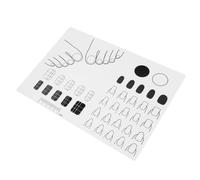 Matro Di Addestramento per Unghie - Pad Della Protezione per Manicure per Tavoli per Unghie | Tappo Di Formazione Del Tecnici Oggi, Strumenti Di Manicure Aggie, Tappetini per Le Unghie, Guida per L'ad
