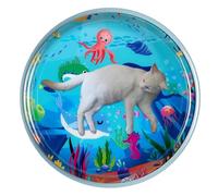 Matro Di Gioco Sensoriale 'acqua Per Gatti - Pad Di Gioco Interattivo Con Pesce Galleggiante, Morbido Tappetino Gatto Non Tossico Di Pancia | Stimolare Il Del Gattino, Tappetino Da Movimen