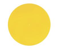 Matro Giradischi: Tappetino a Bassa Rumore Acrilico Tappetino per Il Player da Record da 12 Pollici Slipmat Premium Slipmat per Giradischi, Migliora la Qualità del Suono (Giallo)