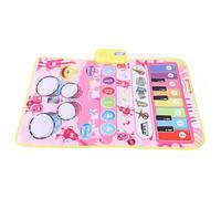 Matro Musicale per Pianoforte, Tastie di Tastie di Tastiera per per Tocco Portatile Pieghevole con Bacchette per l'educazione Precoce (Pink)