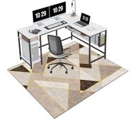 Matro per la protezione del pavimento 160x180 cm per pavimenti duri - sedia da scrivania sottomissione sedia da ufficio tappetino tappetino durevole protettore anti -slip tappeto da gioco anti -slip