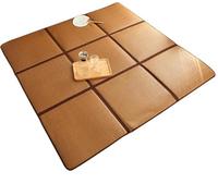 Matro per Pavimenti Giapponese Tatami Rattan Matatte per Dormire Estate, Cuscinetto Fresco Estivo Traspirante Non Calibro, Camera da Letto del Soggio(Size:130x260cm,Color:B)