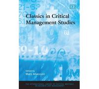 Mats Alvesson Classics in Critical Management Studies (Copertina rigida)