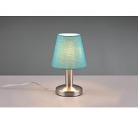 MATS II LAMPADA ACCIAIO PARALUME AZZURRO H.24CM 1 LUCE ATTACCO E14
