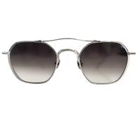 Matsuda M3145 Occhiali Da Sole Uomo Argento Pilot Grigio 50mm