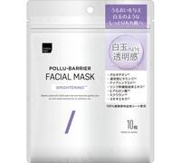 matsukiyo - Pollu-Barrier Facial Sheet Mask Brightening 10 pcs