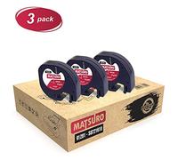 Matsuro Originale | Compatibili Nastri Etichette in Plastica Sostituzione per DYMO LetraTag 91201 S0721610 S0721660 Nero su Bianco (12 mm x 4 m | Confezione da 3)