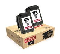 Matsuro Originale | Compatibili Remanufactured Cartucce Sostituire Per HP 338 (2 NERO)