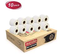 Matsuro Originale | Compatibili Rotoli Etichette Sostituzione per DYMO 99014 S0722430 (54 mm x 101 mm | 220 Etichette per Rotolo | Confezione da 10)