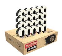 Matsuro Originale | Compatibli Rotoli Etichette Sostituzione per BROTHER P-TOUCH DK-11203 DK11203 (17 mm x 87 mm | 300 Etichette per Rotolo | Confezione da 20)