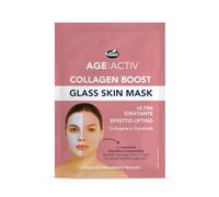 Matt, AgeActiv Collagen Boost Glass Skin Mask, Maschera Viso | Con Collagene e Ceramide, Ideale per un'Azione Ultra Idratante e un Effetto Lifting, Dermatologicamente Testata