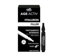 Matt, AGEACTIV Hyaluron Filler Trattamento Intensivo Viso e Collo, 7 x 2 ml | Acido Ialuronico Puro, Ideale per una Tripla Idratazione, Rigenera e Rimodella la Pelle, Naturale, Senza Profumo