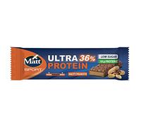 Matt, Barretta Proteica Ultra Protein Salty Peanuts, 50 g | Croccante con Cioccolato e Arachidi, Proteica Al 36%, A Basso Contenuto di Zuccheri, Prodotta in Italia