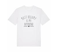 Matt Bellamy is My Boyfriend - Maglietta unisex, bianco, L