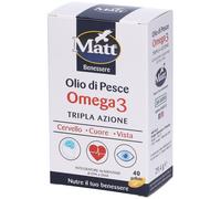 Matt® Benessere Olio di Pesce Omega 3 4x29,4 g Capsule