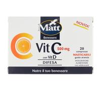 Matt - Benessere Vitamina C 500 - Masticabile Vitamine e sostanze vitali 1 pieces unisex