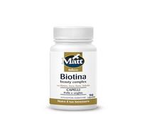 Matt, Biotina Beauty Complex Integratore Capelli Pelle e Unghie, 90 Capsule | Integratore Alimentare con Biotina e Zinco, Ideale per Fortificare Capelli e Unghie e Rendere la Pelle Luminosa