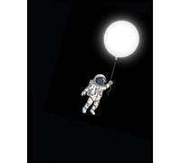 Matt Black Display Notebook with a playful Astronaut Cover Design: 8.25x11 inch Blank Unlined Book for Decorative Display | Add visual interest to ... Book, Journal or as a Stylish Paperweight