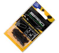 Matt Black (MB) Single Brass Crimp - Morsetto manicotto nero New 2017 von SPRO