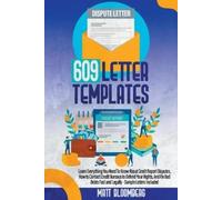 Matt Bloomberg 609 Letter Templates (Tascabile)