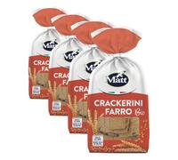 Matt, Crackerini Farro Bio, Crackers con Farina di Farro Integrale e Farina di Frumento, Snack Salati Croccanti e Gustosi, Confezione da 800 g