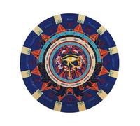 Matt de Pendule - Pastiglie Astrologiche Rotonde, Strumento di Divinazione Spirituale | Matte decisionale con caratteristica di Liscio, Mousepad radiatore Versatile per il Gioco di Letture Metafisiche