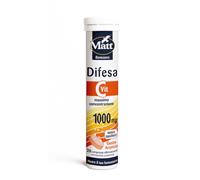 Matt, Difesa - Massima Concentrazione, Integratore Alimentare a Base di Vitamina C, Utile per la Riduzione di Stanchezza e Affaticamento, 20 Compresse Effervescenti Gusto Arancia - 80 g