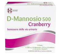Matt divisione pharma d-mannosio 500 cranberry 12 bustine