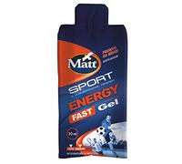 Matt, Energy Fast Gel, Integratore Alimentare, 30 ml | A Base di Carboidrati e Vitamine, Gel Energetico a Rilascio Immediato, Ideale per Ridurre la Stanchezza, Gusto Agrumi