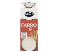 Matt, Farro Bio, Bevanda Vegetale Senza Lattosio, Bevanda Fresca e Dissetante a Basso Contenuto di Grassi e di Sale, Alimentazione Sana, Confezione da 1L