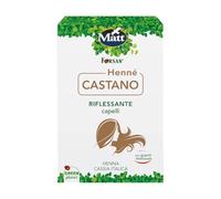 Matt Forsan, Hennè Castano Riflessante Capelli, 2 Buste da 50 g | con Henna e Cassia Italica, 100% Naturale, Ideale per Rafforzare i Capelli e Coprire i Capelli Bianchi