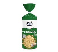 Matt, Le Hummus Bio, Gallette a Base di Farina di Ceci e Riso, Senza Olio, Senza Glutine, Senza Lievito, Snack Sano, Stuzzicante e Alternativo Fonte di Proteine e Fibre, Confezione da 100 g