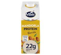 Matt, Mandorla Protein, Bevanda Vegetale Senza Glutine, Bevanda Proteica a Basso Contenuto di Grassi e Sale, Senza Lattosio, Solo Mandorla Italiana, Gusto Delicato, 1 L