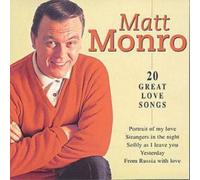 Matt Monro 20 Great Love Songs (CD) Album