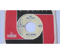 MATT MONRO - the girl i love / leave me now 45 rpm single
