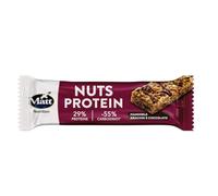 Matt, Nuts Protein Barretta Proteica Arachidi e Cioccolato Fondente, 38g | Ricca di Proteine, A Basso Contenuto di Carboidrati, Snack con Proteine Vegetali, Gusto Arachidi e Cioccolato Fondente