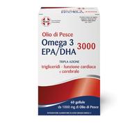 Matt, Olio di Pesce Omega 3 EPA/DHA 3000, Integratore, 60 Gellule | Integratore Alimentare Ideale per Dare Supporto alla Funzione Cardiaca e Cerebrale, Ricco di EPA e DHA