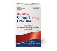 Matt Olio di Pesce Omega 3 EPA/DHA 3000 Integratore Alimentare Utile per la