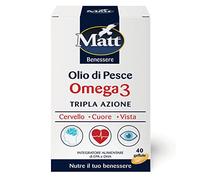 Matt&Diet - Olio di Pesce - Integratore di Omega 3 per la Funzione Cardiaca - 29 gr