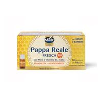 Matt, Pappa Reale Fresca, Integratore Alimentare, Miele con Vitamina B6 e B12, Adatto a Bambini e Adulti, Senza Glutine, Contribuisce alla Riduzione di Stanchezza e Affaticamento, 10 Flaconcini da 8ml