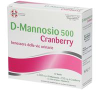 Matt divisione pharma d-mannosio 500 cranberry 12 bustine